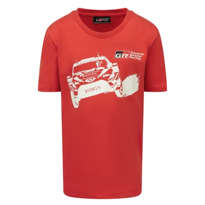 TOYOTA GAZOO Racing Rennwagen-T-Shirt für Kinder